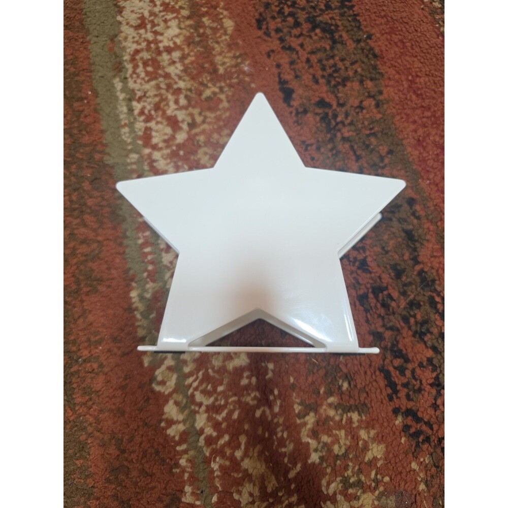 ✨ IKEA WHITE METAL STAR NAPKIN HOLDER (Home/ Kitchen Decor) ✨